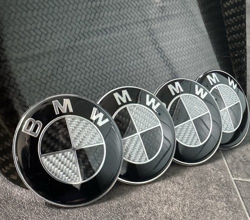 Bmw 7pc badge set real - set,