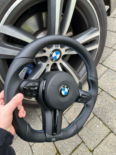 Bmw leather flat bottom - leather,